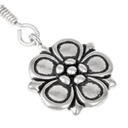 Mittelalter-Ohrringe 'Blume' von Compiègne aus Bronze - 3,6 cm