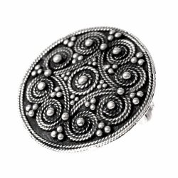 Granulierte Wikinger-Scheibenfibel