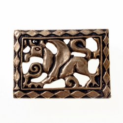 [08 ZN Vrap Greif.b] Awarischer Beschlag "Greif" (Bronze)