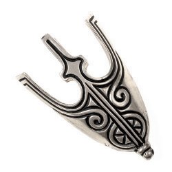 [07 OB Varbola.b] Wikinger-Ortband 'Varbola' aus Bronze - 8,5 x 5,5 cm (Bronze)