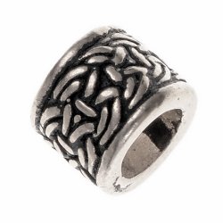 [07 WEI 01-b] Wikinger-Perle Nr. W1 / Loch 4 mm (Bronze)