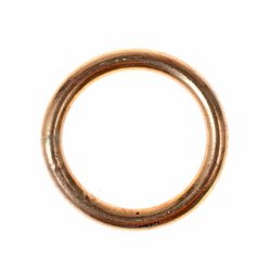 [07 Ring 3 - gesch.ma.br] Geschlossener Bronze-Ring - extra groß (Bronze Versilbert)