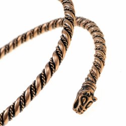 Wikinger-Oberarmreif "Wolfskopf"