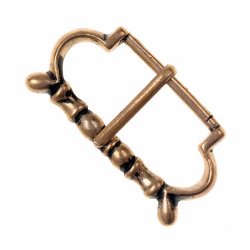 [09 Sch York 3.b] Mittelalter-Schnalle - für 3 cm Breite (Bronze)
