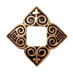 [07 TaB Tarsoly.ma.br] Taschenbeschlag Birka (Bronze)