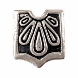 [08 ZN Birka Qu.ma.br] Riemen-Beschlag aus Birka (Bronze)