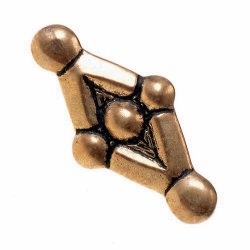 [08 ZN Raute.b] Magyarischer Gürtelbeschlag "Raute" (Bronze)
