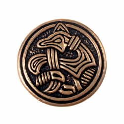 [08 ZN Bodo.b] Runder Gürtelbeschlag aus Norwegen (Bronze)