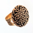Fingerring Keltenknoten Bronze - 2,5 cm