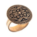 Wikinger Fingerring 'Chernigov' aus Bronze - verstellbar
