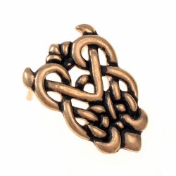 [09 End Knot 2.b] Gürtelbeschlag "Knoten" - 2 cm (Bronze)