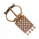 Mittelalterschnalle mit Nietplatte - für 3 cm