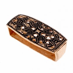 [09 Loop Gok.b] Gürtelschlaufe "Gokstad" / 4 cm (Bronze)