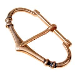 [09 Sch Chev 3.b] Mittelalter-Schnalle - für 3 cm Breite (Bronze)