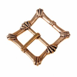 Eckige Doppel-Schnalle - für 2 cm Breite