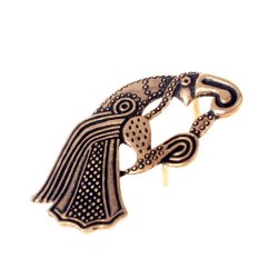 Gürtelbeschlag Rabe - links