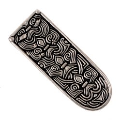 [09 End Lond 3.b] Riemenende der Wikinger im Borrestil - 3 cm (Bronze)