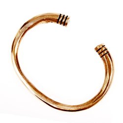 [07 AR Alam.b] Alamannischer Kolbenarmring (Bronze)