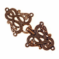 [06 GWH Urn.b] Gewandhaken "Urnes" (Bronze)