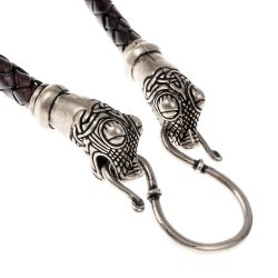 Wikinger-Lederkette "Oseberg" - 65 cm