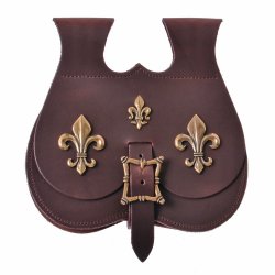 Geräumige Nierentasche - Fleur de Lys