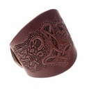 Leder-Armband 'Mjölnir' mit Thorshammer - Wikinger