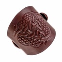 Leder-Armband 'Knoten' - keltisch - 2 mm