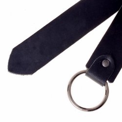 [10 Ring-G 4 SP.br] Ringgürtel - Spaltleder / 4 cm (braun)