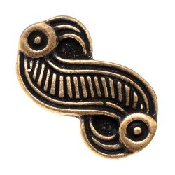 Fränkischer Vogel-Beschlag (S) – Zierniete nach einer Vogel-Fibel der Merowingerzeit