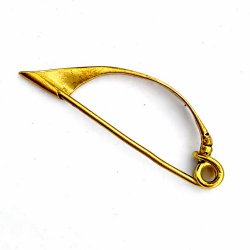 [07 Fi Buefi-Kelt.b] Keltische Bügelfibel La Tene (Bronze)