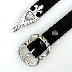 Mittelalter-Gürtel 2 cm + Riemenende