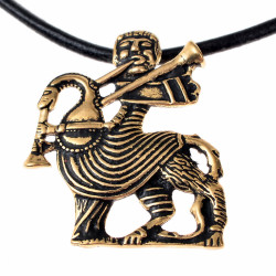 [0 Kreatur-b] Anhänger "Dudelsackspieler" (Bronze)