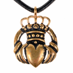 [0 Claddagh-Am.b] Claddagh-Amulett (Bronze)