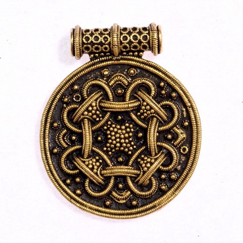 [0 Haithabu.b] Wikinger Amulett Haithabu Bronze  - Replik Nachbildung nach Originalfund (Bronze)