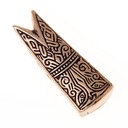 Anhänger Fischkopfhülse von Gotland - Bronze Anhänger Replik