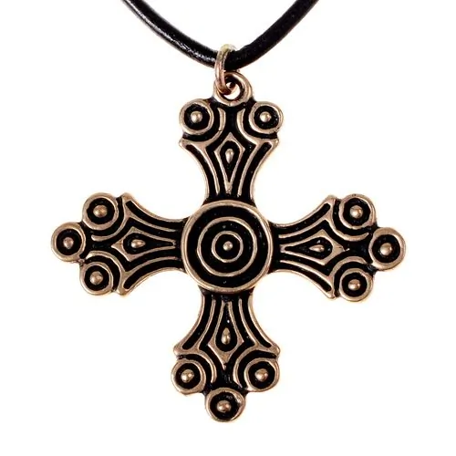[0 Rus-Cross.b] Bronze Anhänger 'Rus-Kreuz' (Bronze)
