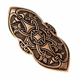 [07 Br Birka 1.b] Gleicharmige Wikinger-Fibel aus Birka (Bronze)