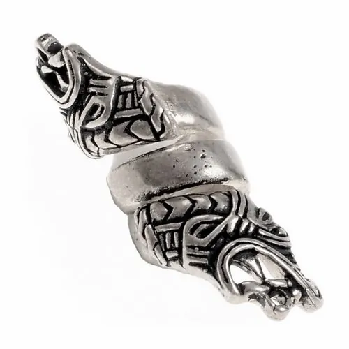 [07 BP Hait.b] Bartperle "Haithabu" - 8 mm Loch (Bronze)