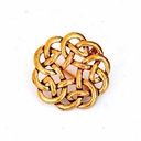 Keltische Brosche mit Knotenflechtwerk