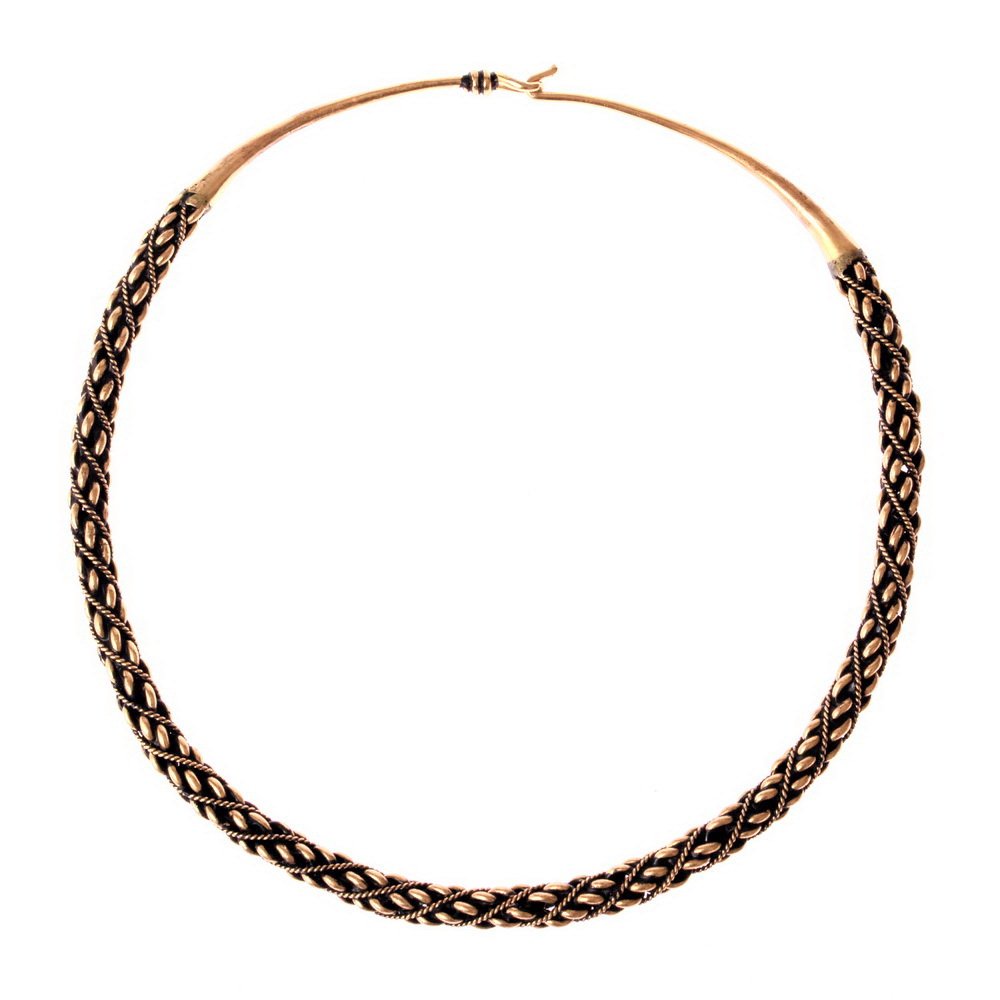 [07 Torque SM.b] Wikinger Tork Torque Nachbildung ca. 900 n. Chr. (Bronze)