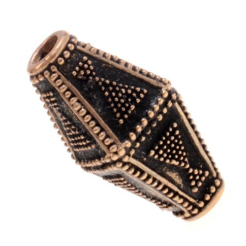 [07 PER 07.b] Wikinger-Perle Nr. P7 / Loch 3 mm (Bronze)