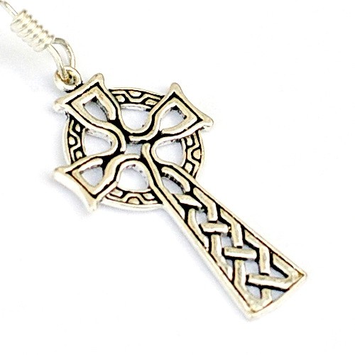 Paar Bronzeohrringe 'Keltenkreuz' - Accessoire, Schmuck für Mittelalter, LARP und Alltag