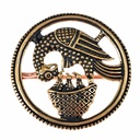 Mittelalterliche Fibel Pelikan