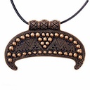 Lunula-Amulett "Gnezdovo"  - Accessoire, Schmuck für Mittelalter, LARP und Alltag