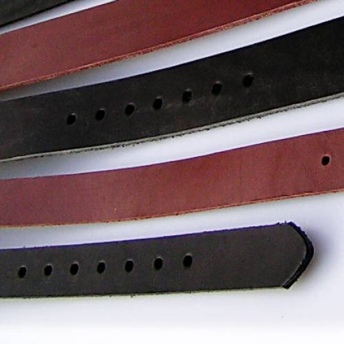 [11 Sp-Ro 5.kl.br] Gürtel Rohling aus Spaltleder 5  cm breit - 4 Längen - 2 Farben (braun, S)