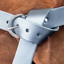 Gürtel mit geschmiedeter Schnalle - 4 cm