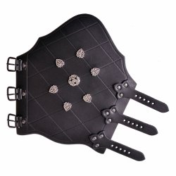 Armschützer mit Ziernieten "Wikinger"