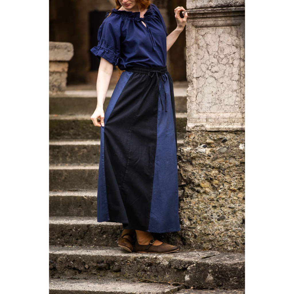 Mittelalterrock "Dana" Schwarz-Blau