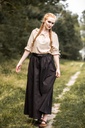 Mittelalterrock aus schwerer Baumwolle "Smilla" Dunkelbraun