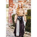 Bluse "Coletta" Braun - die Klassische Mittelalterbluse